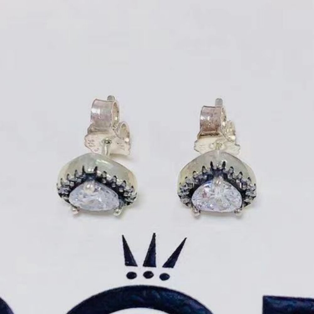 Pandora Elevated Heart Stud Earrings